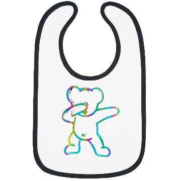 Discover Bear Pet Dab Motion Multi Colour Bibs