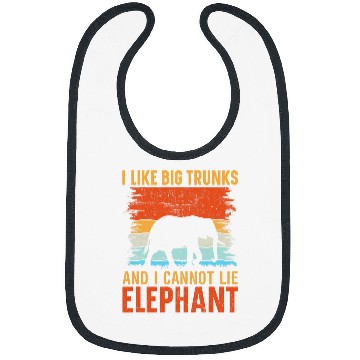 Discover Elephant Pet I Like Big Trunks And I Cannot Lie Elephant Bibs