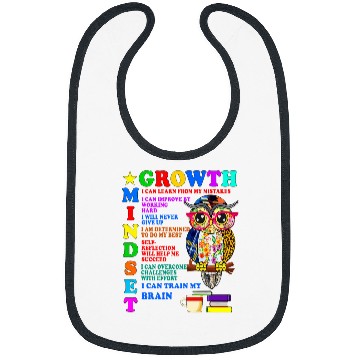 Discover Owl Pet Growth Mindset School Counselor Postive Message Teacher Owl Bibs