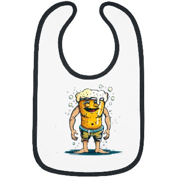 Discover Beer Fun Beach Beer Costume in Swim Trunks Bibs