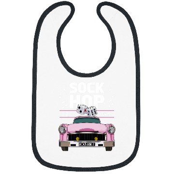 Discover 50s Hip Hop Retro 1950s Party Pink vintages Dance Car Dancer Bibs