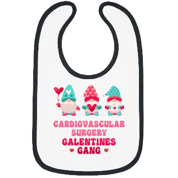 Discover nurses Job Cardiovascular Surgery Gnomes nurses Galentines Day Bibs