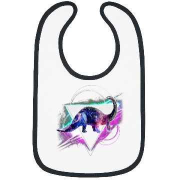 Discover Aesthetic Galaxy Brontosaurus Bibs