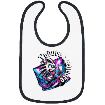 Discover Hedgehog Pet J adore I Adore Hardcore Cute Hedgehog Hardcore Dancing Bibs