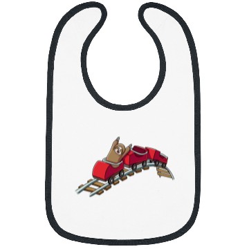 Discover Sloth Pet Roller Coaster Theme Park Bibs