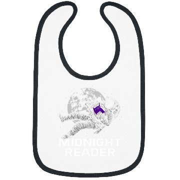 Discover Midnight Reader Bookworm Reading Coachs Book Lover 4 Bibs