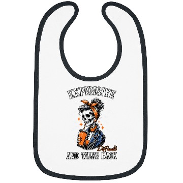 Discover Coffee Fun Drinking Skeletons Expensive Difficult And Talks Back Bibs