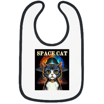 Discover Alien UFO Cat Meme Bibs