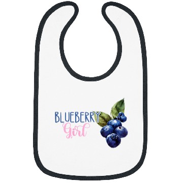 Discover Blueberry Girl Fruit Berry Garden Healthy Blueberries Baking Bibs
