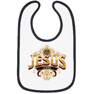 Discover Lion Pet Jesus Is King Design Lion Crown Bibs