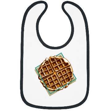 Discover Waffle Puristic Design Delicious Waffle Chef Bibs