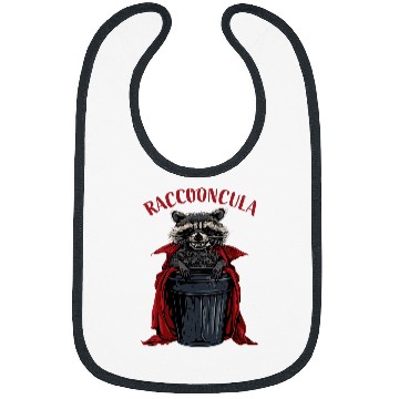 Discover Raccoon Pet Funny Raccooncula Trash Panda Halloween Raccoon Vampire Bibs