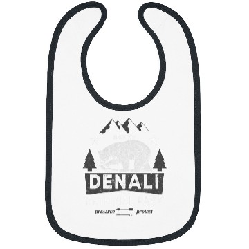 Discover Bear Pet Denali National Park Alaska Bear Preserve Protect Souvenir 2 Bibs