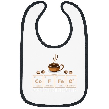 Discover Coffee Fun mosts Delicious Elements caffinated Scientist Bibs