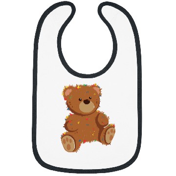 Discover Bear Pet Stuffed Animal I Cute Teddy Bear Bibs