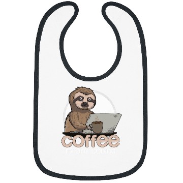 Discover Sloth Pet Computer Science Sloth Programmer Coding Gift For IT Coder Bibs