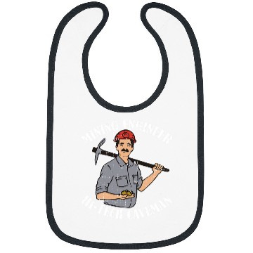 Discover Gold Mining Caveman Prospector Miner Mining Engineer Bibs