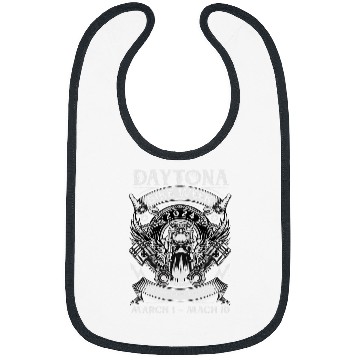 Discover 2024 DAYTONA BEACH BIKE WEEK CHECKERED FLAG DESIGN 1 Bibs