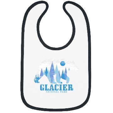 Discover Glacier National Park Bear vintages Hiking Nature Lover Bibs