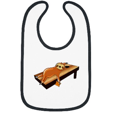 Discover Sloth Pet Cornhole Sloth Playing Cornhole Funny Bibs
