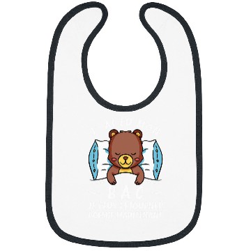 Discover Bear Pet Bachelor Congratulations BAC Bear Sleeping Bibs