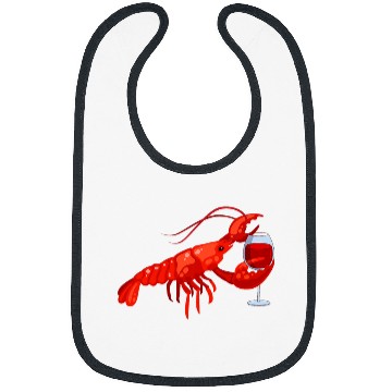 Discover Wines Fun Lobster Wines Drinking Funny Beach Cruise Bibs