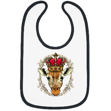 Discover Giraffe Pet King Queen Giraffe Princess Safari Animal Giraffe Lover Bibs