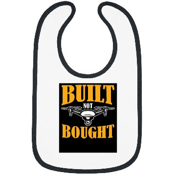 Discover Built Not Bought Cool Retro Drone Designs Present Bibs