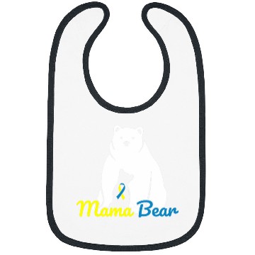 Discover Bear Pet Mama Bear Down Syndromes Awareness T21 1 Bibs