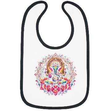 Discover Elephant Pet Ganesh Symbol Yoga Hindu Elephant God Ganesha Puja 27 Bibs
