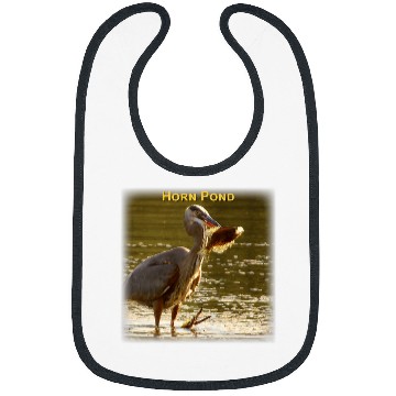 Discover Fishing Great Blue Heron 1 Bibs