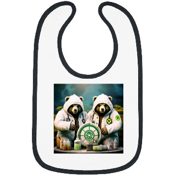 Discover Bear Pet Bear Toxic Lovers Bibs