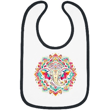 Discover Elephant Pet Ganesh Symbol Yoga Hindu Elephant God Ganesha Puja 34 Bibs