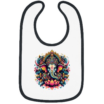 Discover Elephant Pet Ganesh Symbol Yoga Hindu Elephant God Ganesha Puja 15 8 Bibs