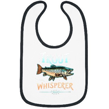 Discover Fly Fishing Fisherman Trout Whisperer Trout Fishing 5 Bibs