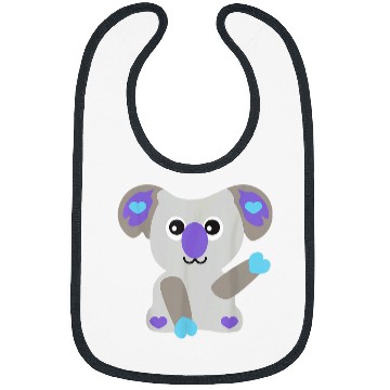 Discover Koala Pet Kooky koala waving with a nice smile Bibs