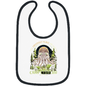 Discover Camp Cthulhu Cosmic Horror Camping Cthulhu 9 Bibs