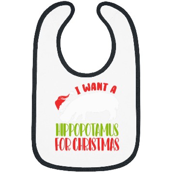 Discover Hippo Pet I Want A Hippopotamus For Christmas Hippo Hippo Bibs