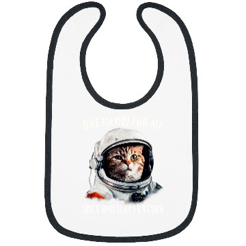 Discover Funny Cats Space Cat Bibs