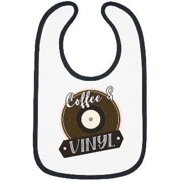 Discover Coffee Fun And Vinyl Vinyl Bibs
