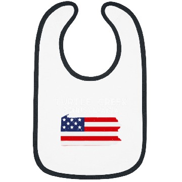 Discover Turtle Pet Creek Pennsylvania USA State America Travel Bibs