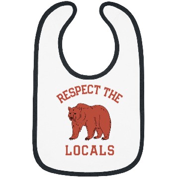 Discover Bear Respect The Locals Camping Hiking Outdoor Adventure 1 Bibs