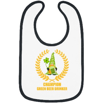 Discover Beer Fun St Patrick s day Champion green beer drinker drinking pub Bibs