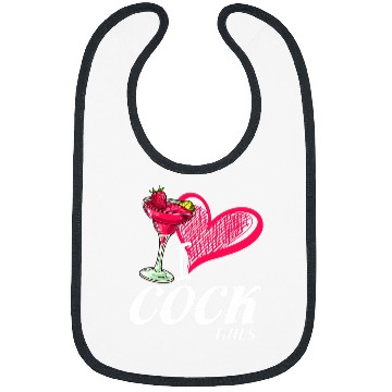Discover Wines Fun Funny I Love Cocktails Drinking Pun Design Tee Wines Lovers Bibs
