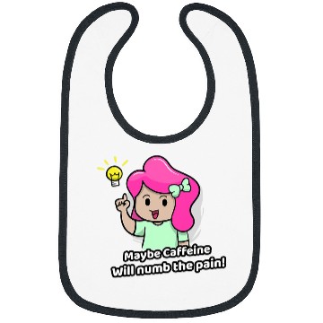 Discover Coffee Fun Server Waitress Caffeine Bibs
