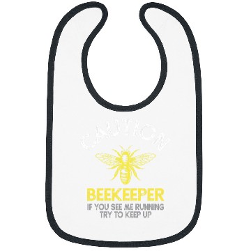 Discover Beekeeper Caution Beekeeping Funny Bee Lover Honey Bee Bibs