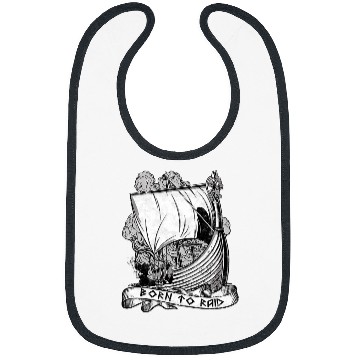 Discover Born to raid Viking Bibs