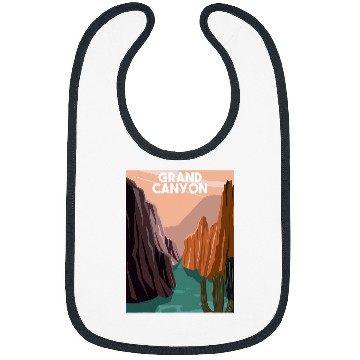 Discover Grand Canyon National Park Throwback Design Classic 2 Bibs