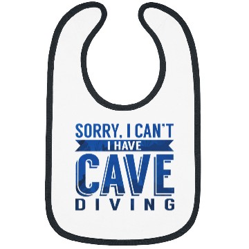 Discover Caving Cave Diving sarcasms Quote Caveman Hiker Explorer Bibs