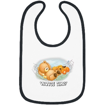 Discover Bear Pet Popcorn the Bear Snooze Time Bibs